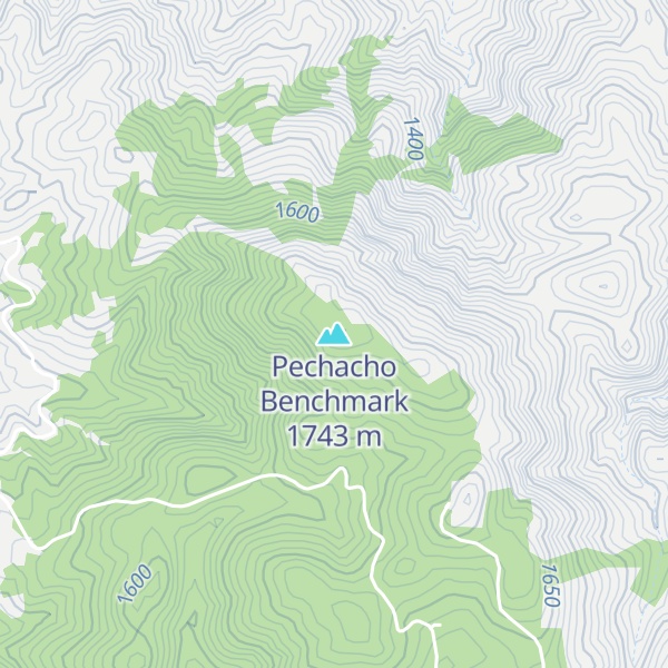Map of Pechacho Benchmark