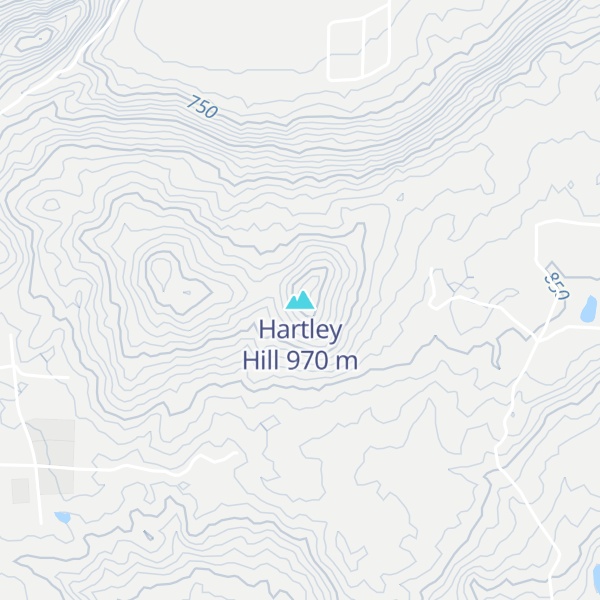 Map of Hartley Hill