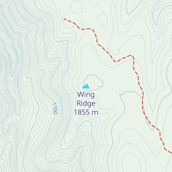 Map of Wing Ridge