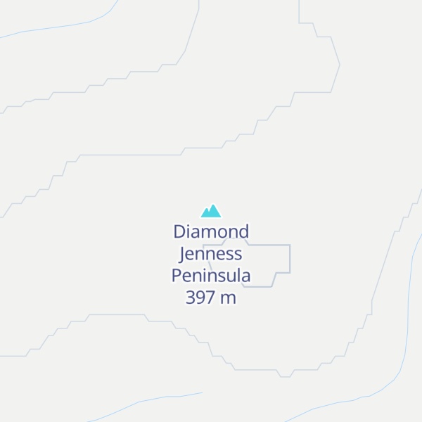 Map of Diamond Jenness Peninsula