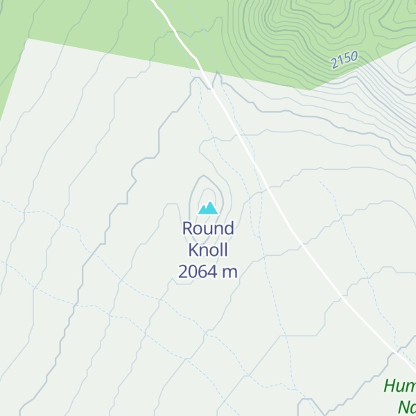 Map of Round Knoll