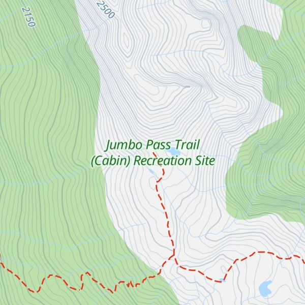 Map of Jumbo Pass Hut