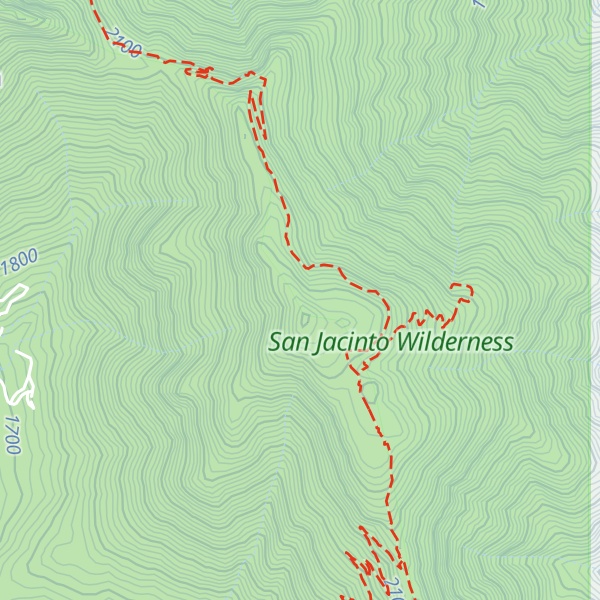 Map of Apache Peak