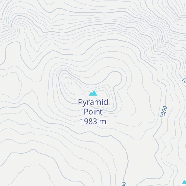 Map of Pyramid Point