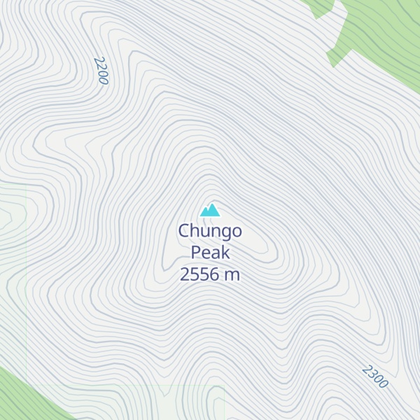 Map of Chungo Peak