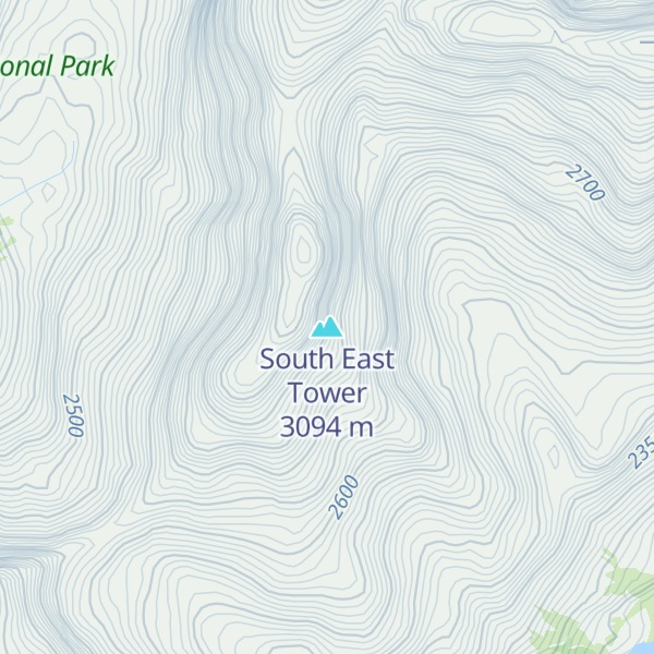 Map of South East Tower