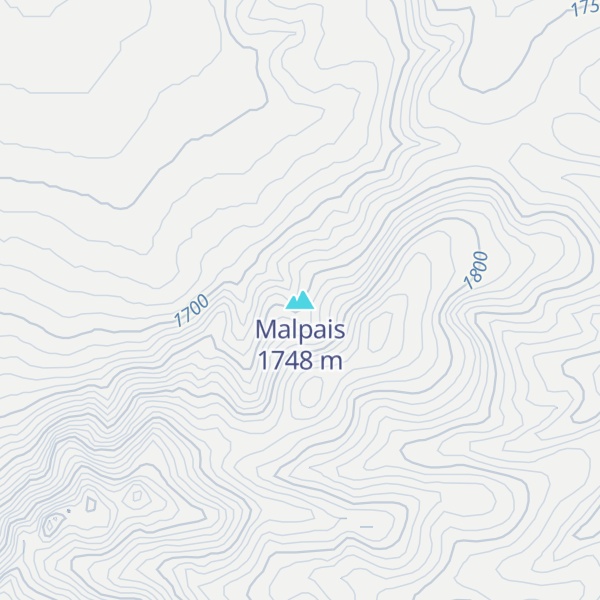Map of Malpais