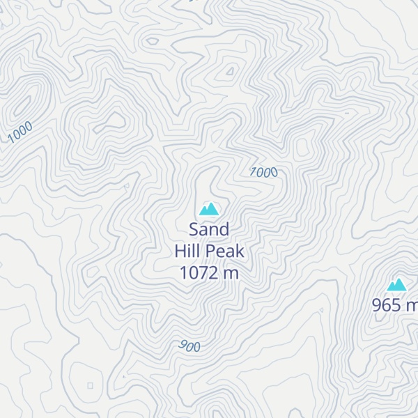 Map of Sand Hill Peak