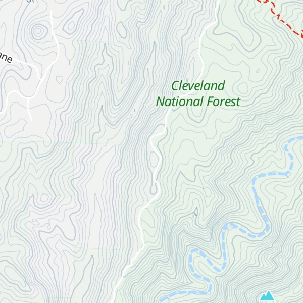 Map of Horsethief Ridge