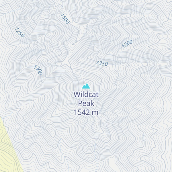 Map of Wildcat Peak