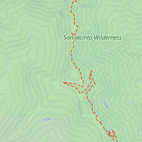 Map of South Peak