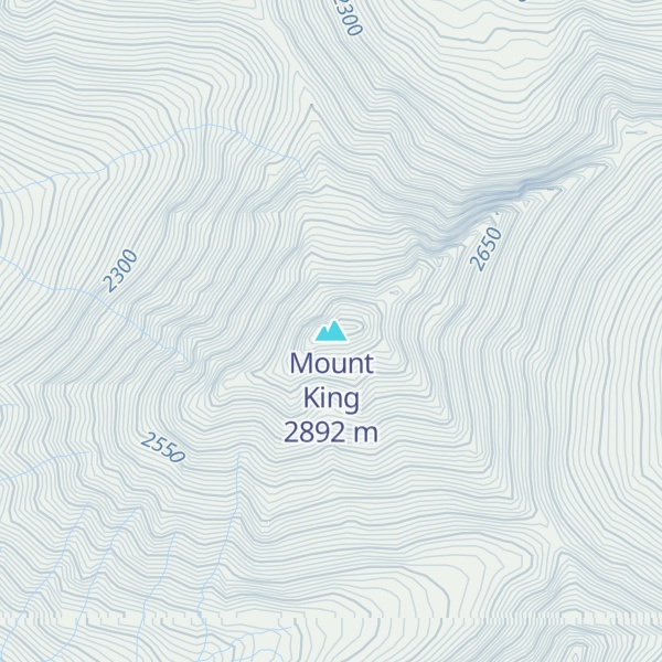 Map of Mount King