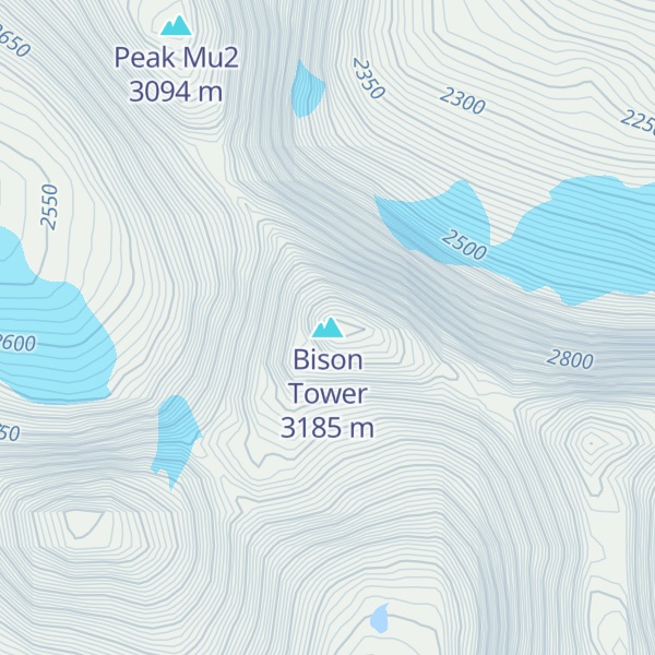 Map of Bison Tower