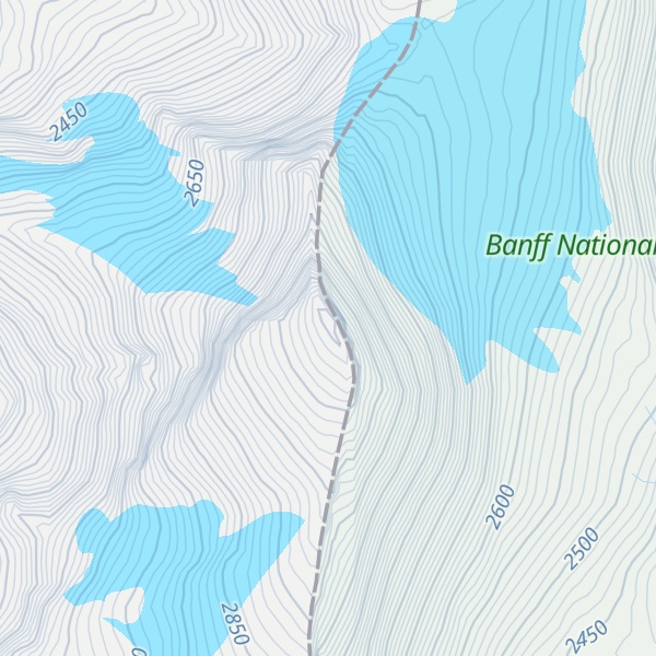 Map of Breaker Mountain
