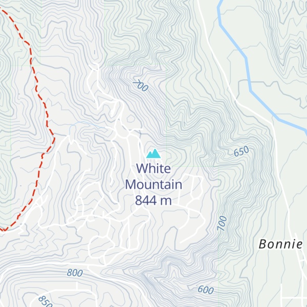 Map of White Mountain