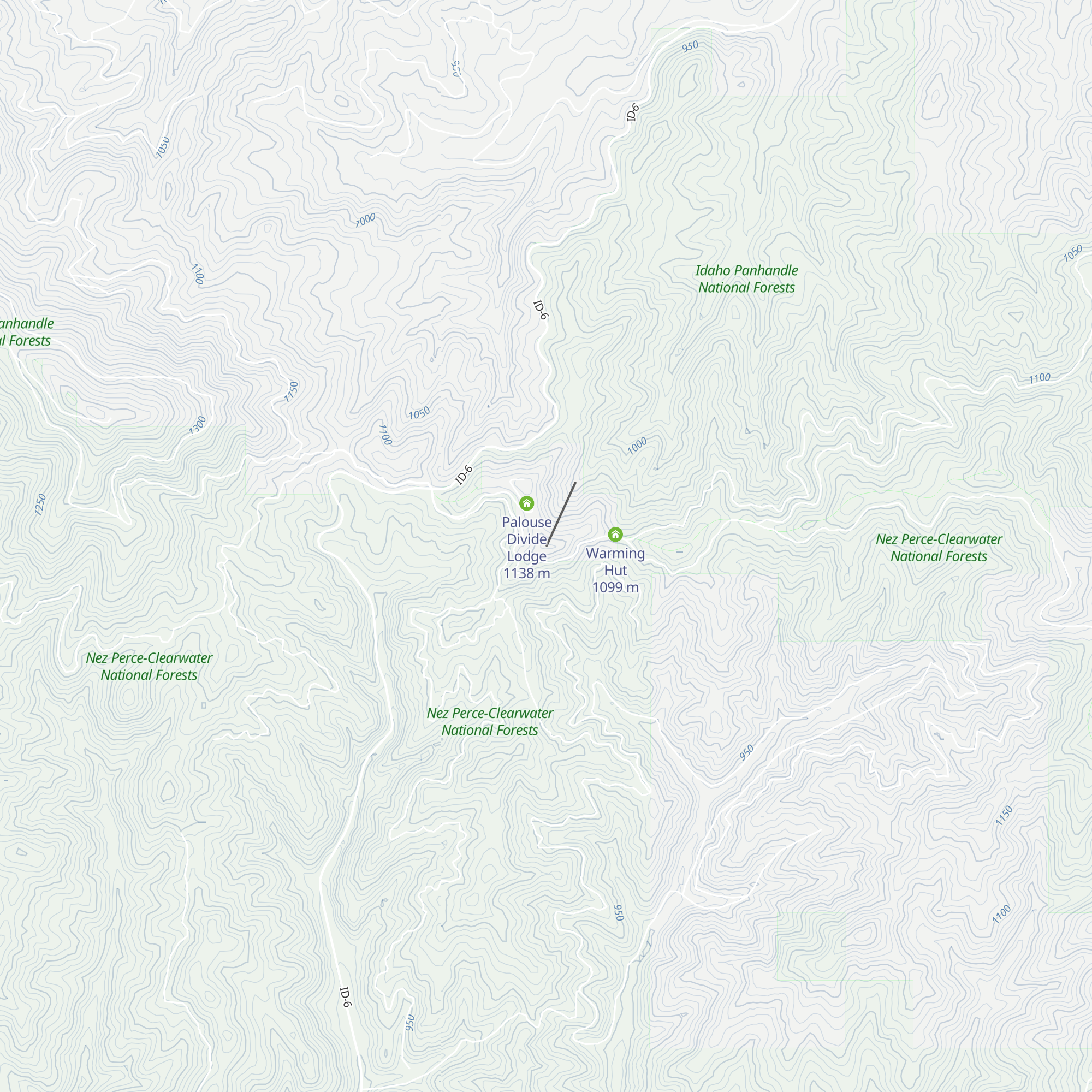Lookout Cabin map
