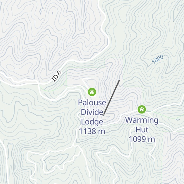 Map of Palouse Divide Lodge