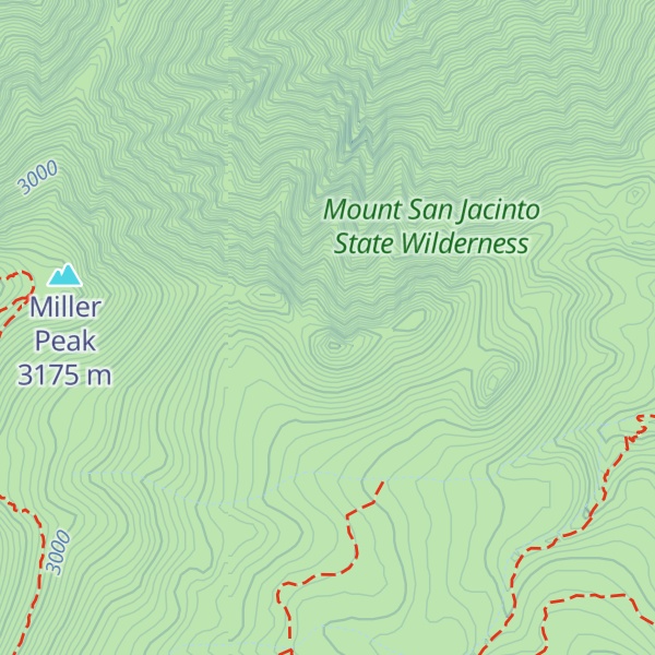 Map of Cornell Peak