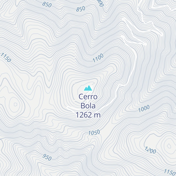 Map of Cerro Bola