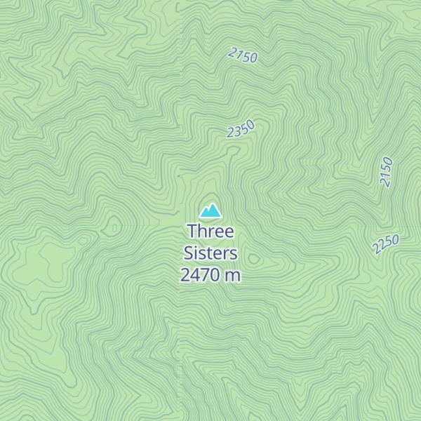Map of Three Sisters