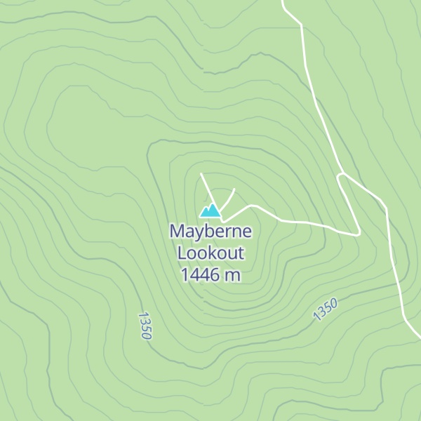 Map of Mayberne Lookout