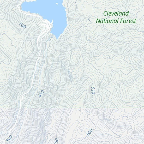 Map of Echo Mountain