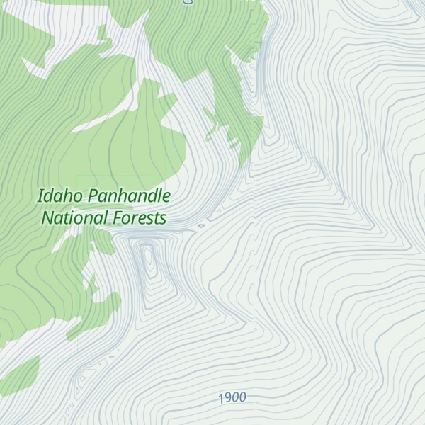 Map of Silver Dollar Peak