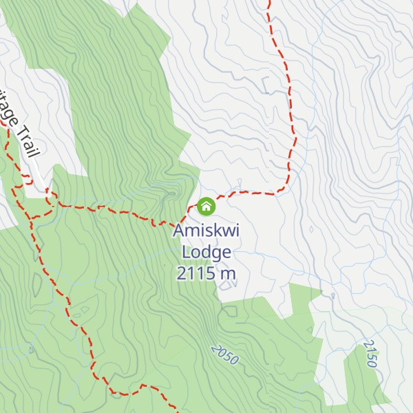 Map of Amiskwi Lodge