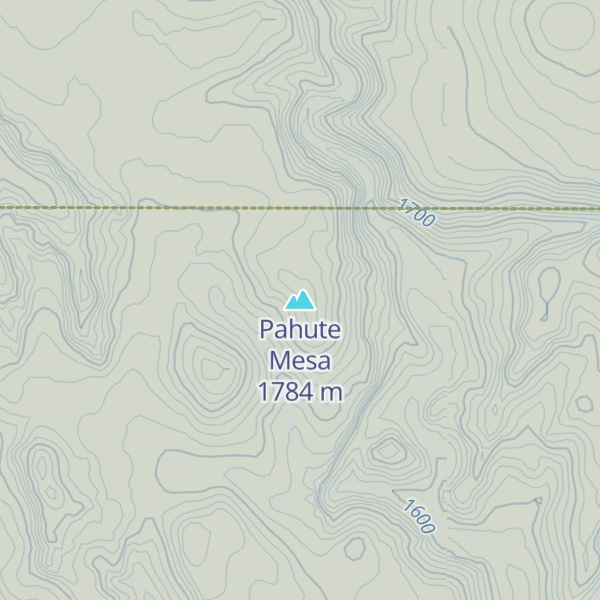 Map of Pahute Mesa