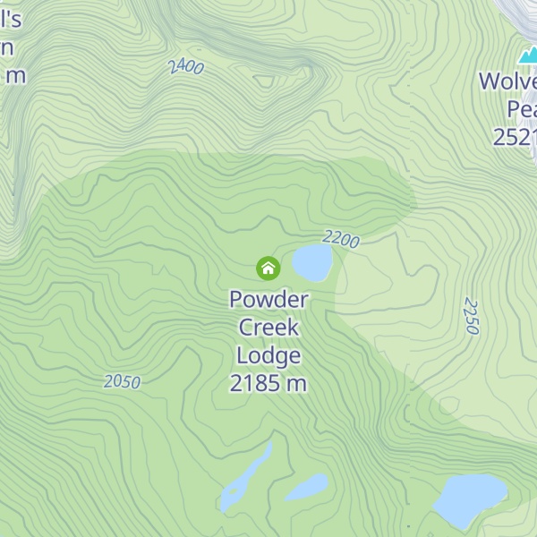 Map of Powder Creek Lodge
