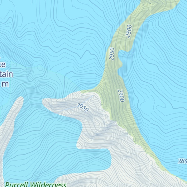 Map of Cauldron Mountain