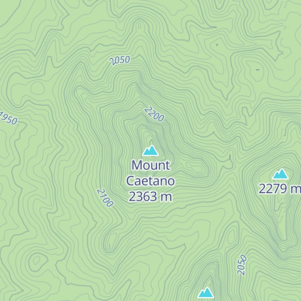 Map of Mount Caetano