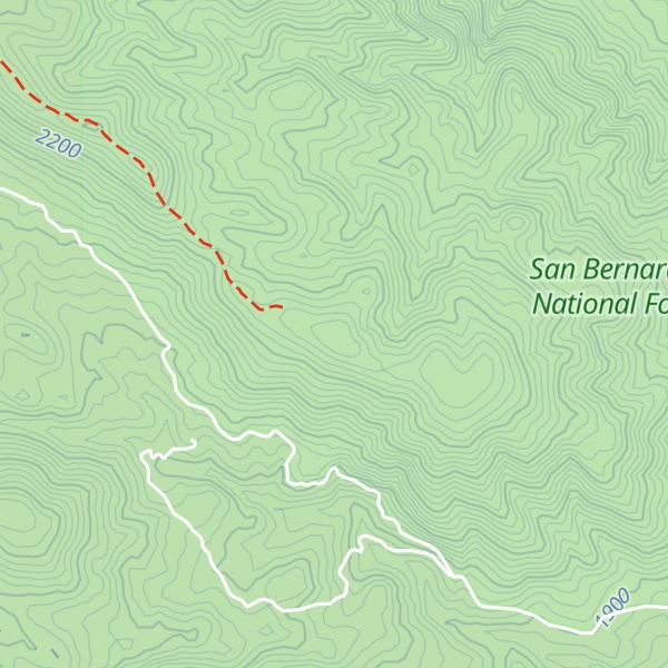 Map of Mineral Mountain