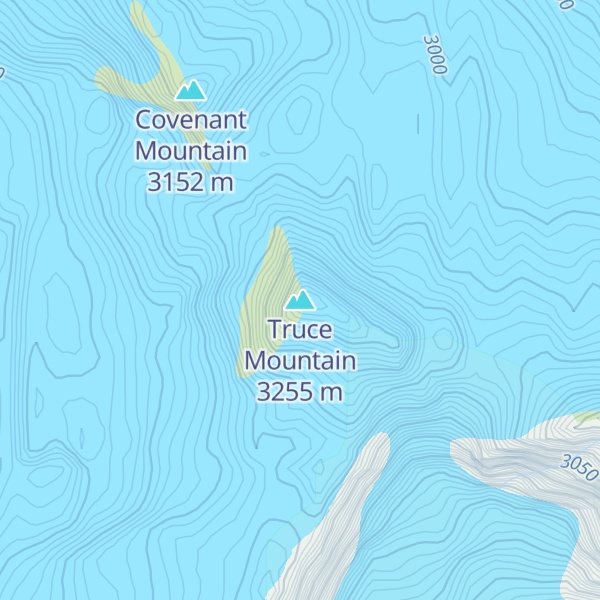 Map of Truce Mountain