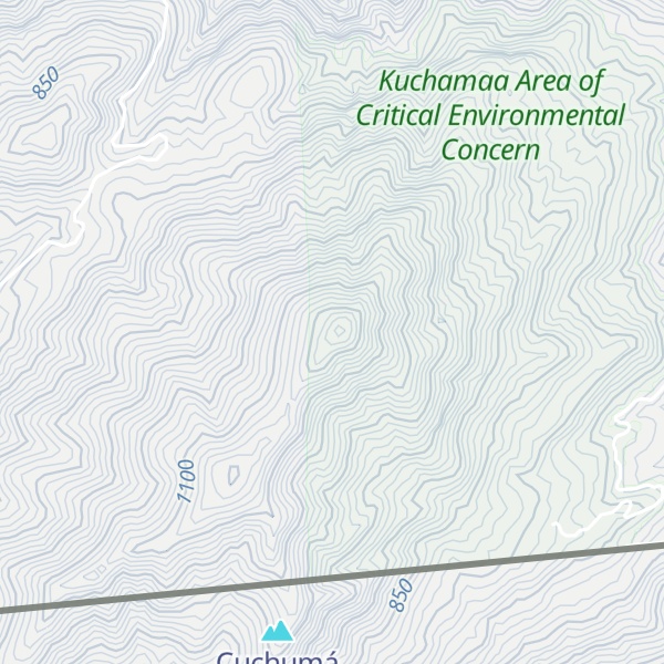 Map of Tecate Peak