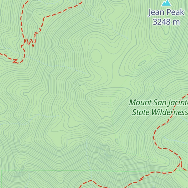Map of Mount Saint Ellen