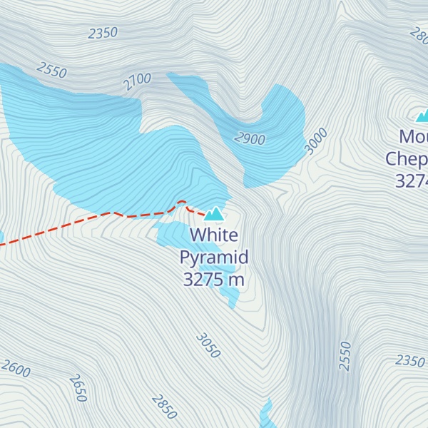 Map of White Pyramid