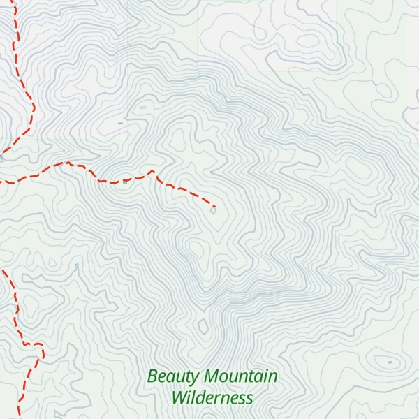 Map of Iron Spring Mountain