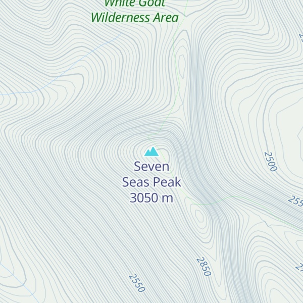 Map of Seven Seas Peak