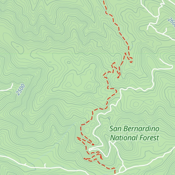 Map of Wysup Peak