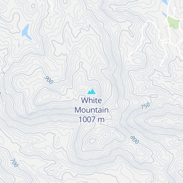 Map of White Mountain