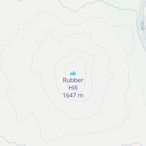 Map of Rubber Hill