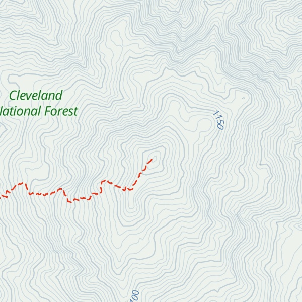 Map of Viejas Mountain