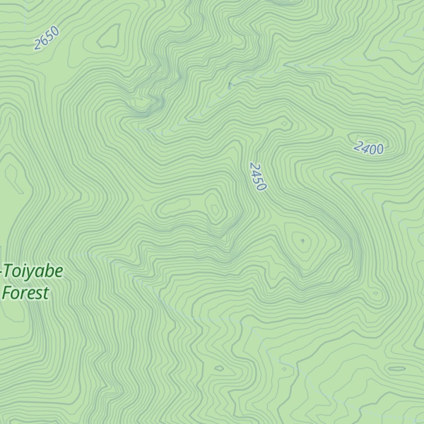 Map of Piñon Peak