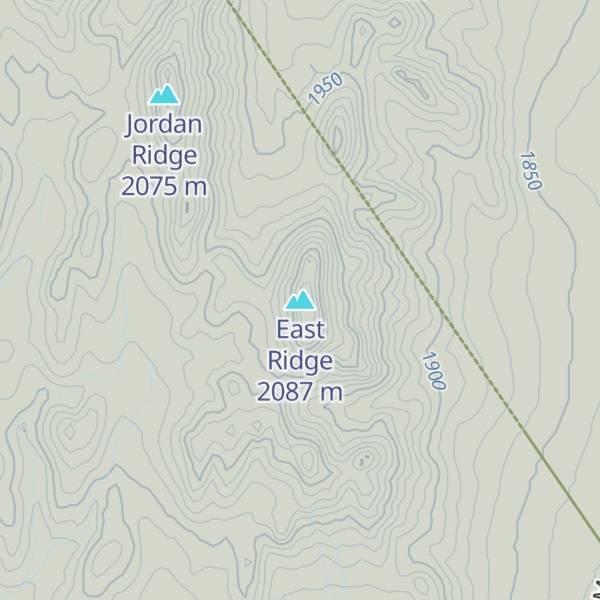Map of East Ridge