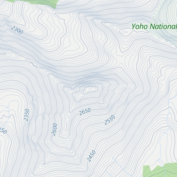 Map of Ogre Peak