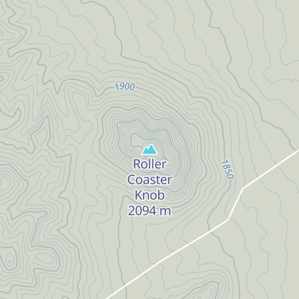 Map of Roller Coaster Knob
