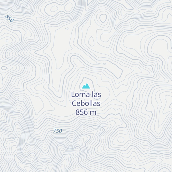 Map of Loma las Cebollas