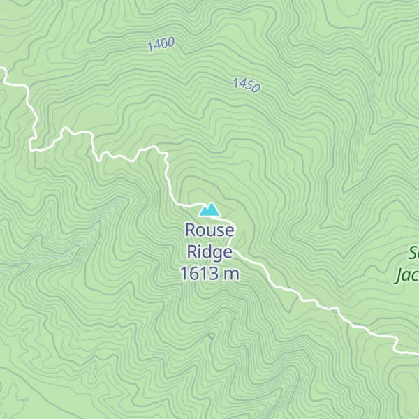 Map of Rouse Ridge