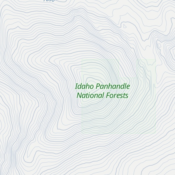 Map of Johnny Long Mountain